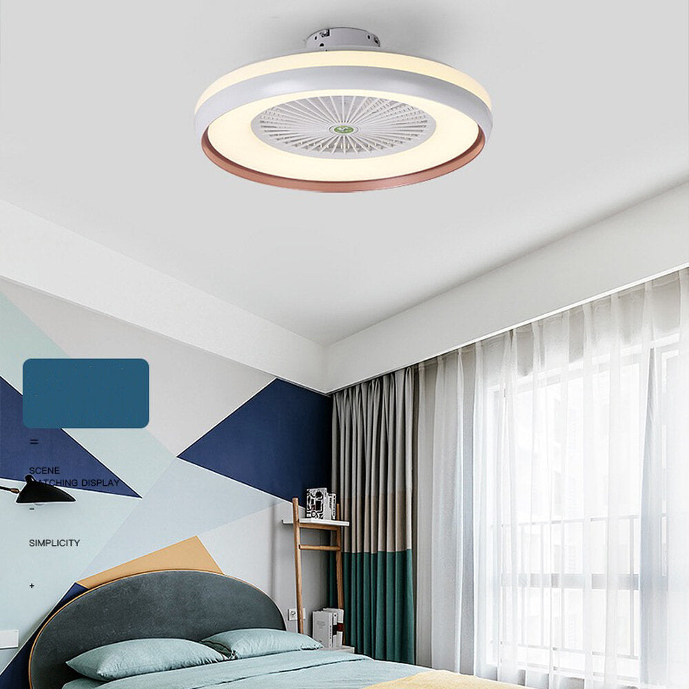 Ceiling Fan with Lighting LED Light 3 Color Temperature Adjustable Wind Speed Remote Control