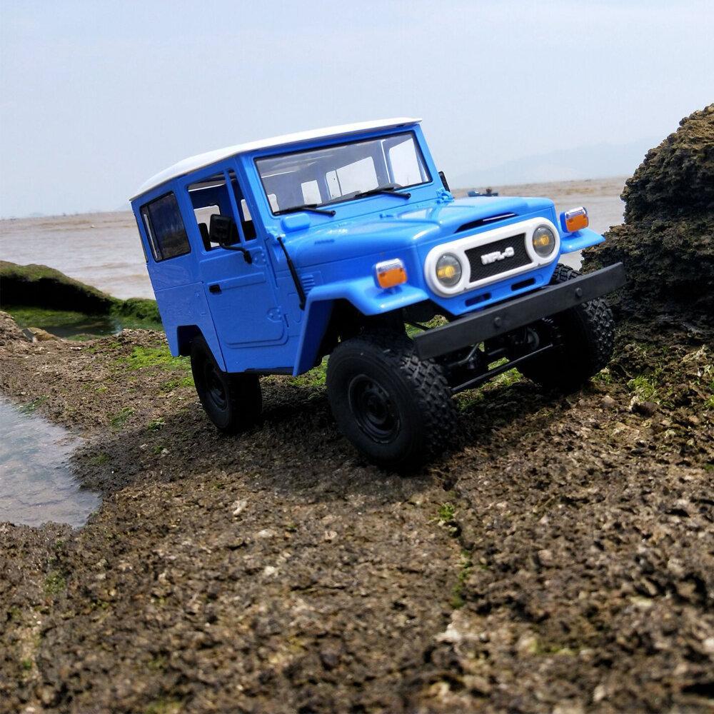 RTR 4WD 2.4G Truck Crawler Off Road RC Car 2CH Vehicle Models With Head Light Plastic