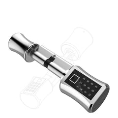 Smart Cylinder Lock Keyless Electronic Door Lock Digital Fingerprint Keypad Code Lock For Home Hotel Apartment