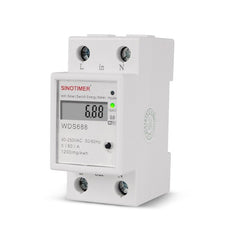 230V Smart WiFi Single-phase Energy Meter Mobile Phone App Home Multi-function Rail Meter