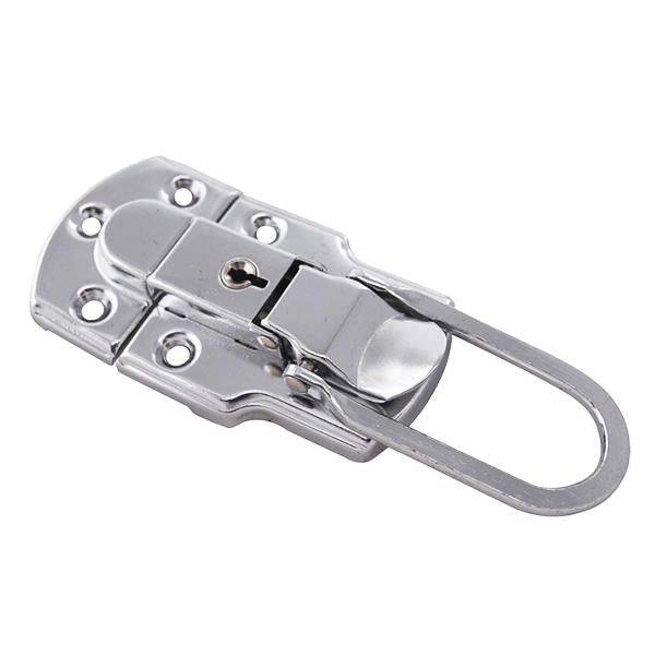 6401B 9050mm Chrome Plated Drawbolt Closure Latch Case Latch Key Locking