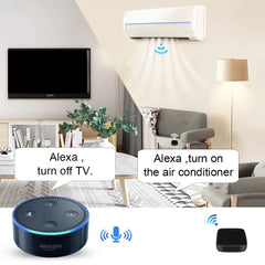 WiFi Remote Control Aircondition Fan TV With Google Home Alexa Universal AC Control