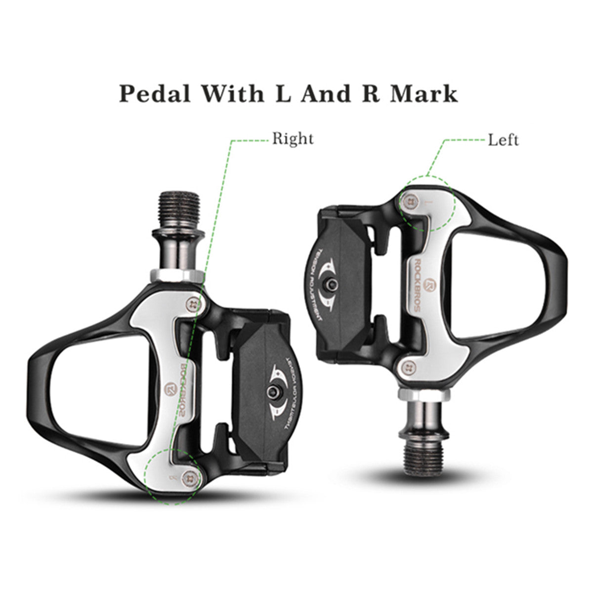 Road Bike Pedals Self-locking Seal Bearings Ultralight MTB Mountain Bicycle Flat Platform Outdoor Cycling