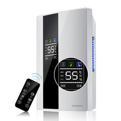 90W Dehumidifier Moisture Absorber Indoor Dehumidifier LCD Display Low Noise Remote Control Timing External Water Pipe