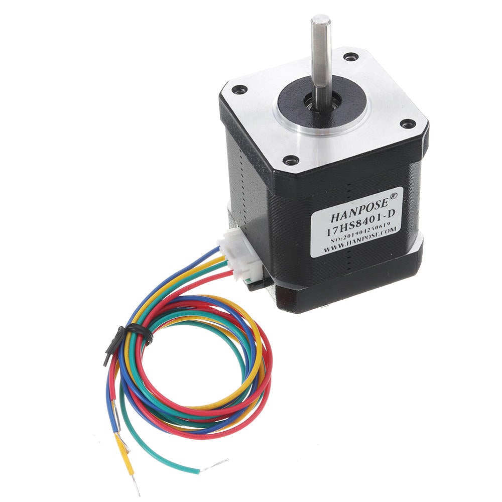 Double Shaft 48mm Nema 17 Stepper Motor 42 Motor 1.8A 52N.cm 4-lead for CNC Laser 3D Printer