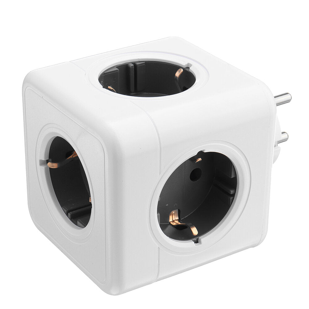 Grey Charging Dock Original PowerCube Socket EU Plug 5 Outlets Adapter 16A 250V 3680W Power Cube