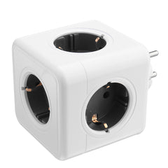 Grey Charging Dock Original PowerCube Socket EU Plug 5 Outlets Adapter 16A 250V 3680W Power Cube