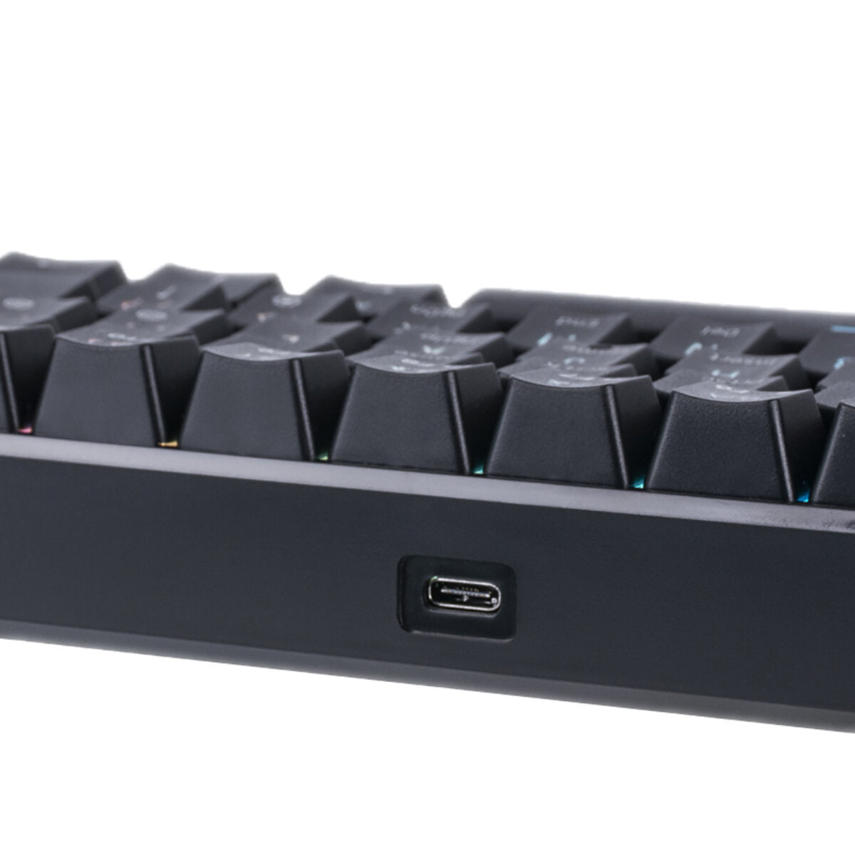 Triple Mode Mechanical Keyboard 2.4Ghz Wireless/Bluetooth/Wired 61 Keys RGB Hot Swappable Gaming Keyboard With Software For Mac/Win