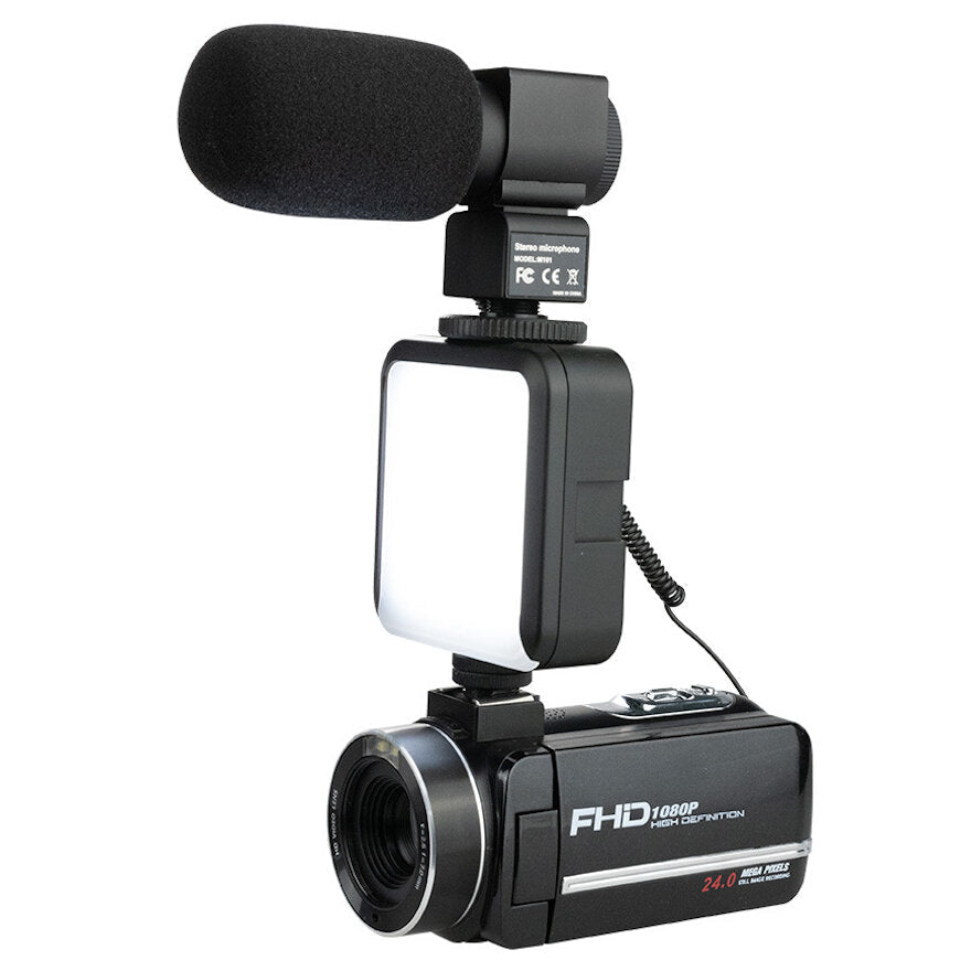 LED Video Light Photography SLR Camera Fill Light Flash 64 Lamp Beads Hot Shoe Holder for Camcorder