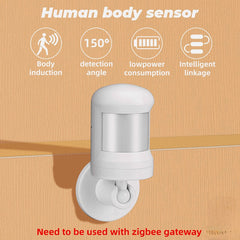 Smart PIR Human Body Sensor Tuya ZgBee 3.0 Wireless Motion Detector Sensor For Security Alarm System Works With Alexa Google Home