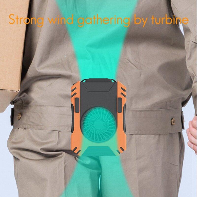 Portable Mini Mute Desktop Fan Wireless Folding Telescopic Floor 3 Gear 140Wide Angle Shaking USB Rechargeable with 7200mAh Battery for Home Office