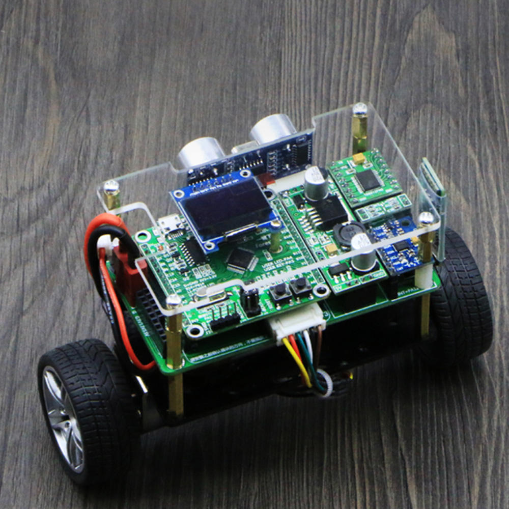 DIY STM32 Smart RC Balance Car Bluetooth APP Control Ultrasonic Obstacle Avoidance Following Mode With OLED Screen