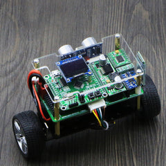 DIY STM32 Smart RC Balance Car Bluetooth APP Control Ultrasonic Obstacle Avoidance Following Mode With OLED Screen