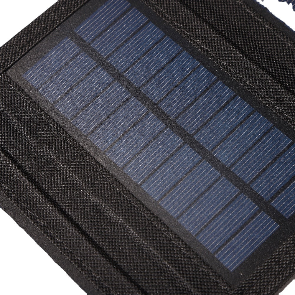 Solar Panel 5W 5V Folding USB Battery Portable Solar Charger Waterproof Solar Battery for Mobile Phone Outdoor