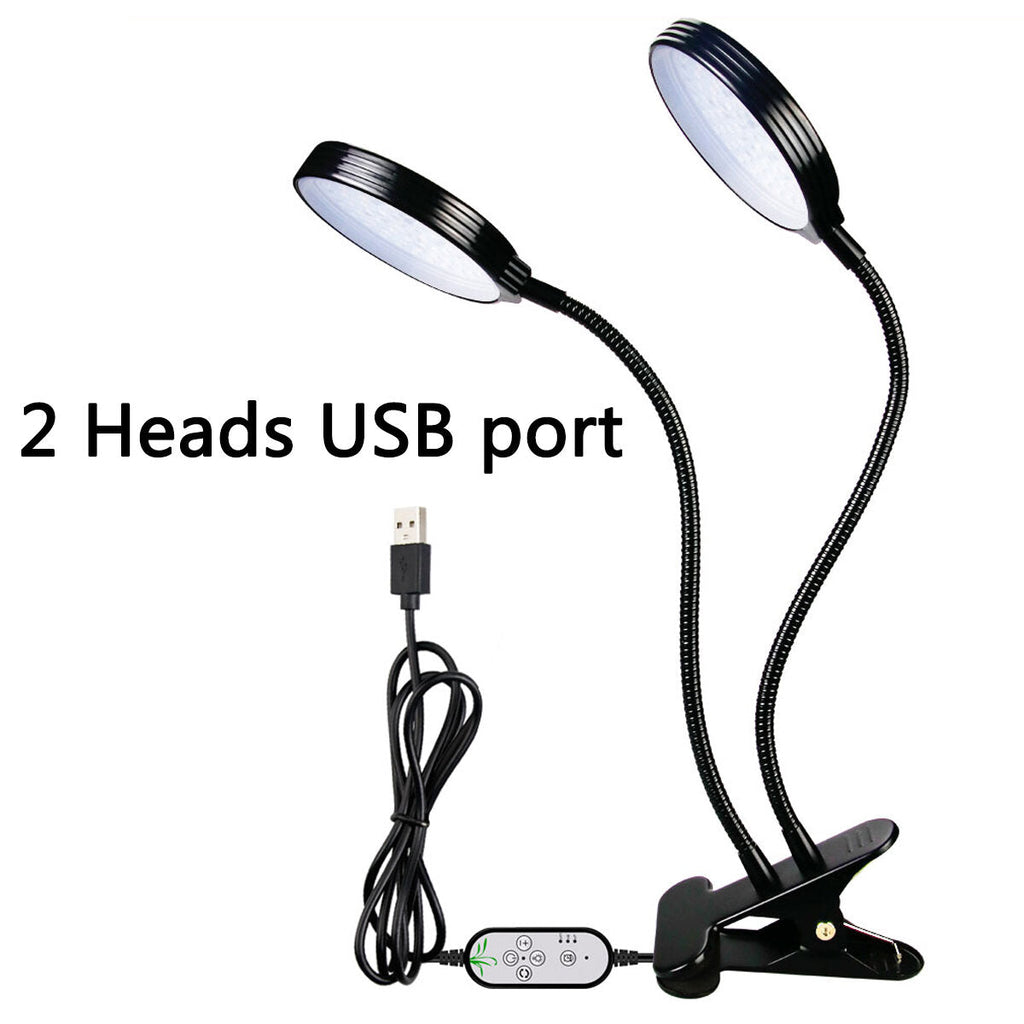 234 LED Plant Grow Light Lamp Bulb With Desk Clip Flower Indoor Seed
