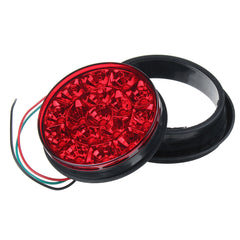 24V 16LEDs Car Turn Signal Light Brake Stop Tail Lamp Waterproof Round