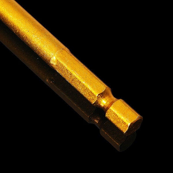 6mm Shank Titanium Carbide Glass Drill Bit Cross Spear Point Head