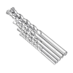 5pcs 4/5/6/8/10mm Straight Impact Drill Round Shank Cement Wall Twist Drill Bit Set