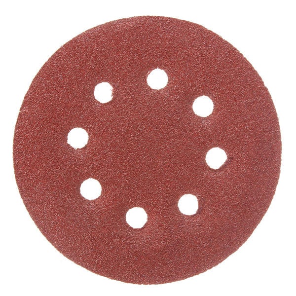 50Pcs 8 Holes Abrasive Sand Discs Sanding Paper 40 60 80 120 240 Grit Sand Paper