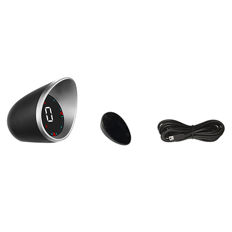 GPS HUD Head-up Display Overspeed Alarm Speedometer Auto Fatigue Driving Reminder