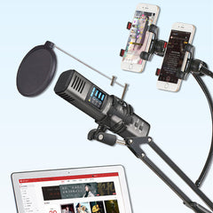 Muti-functional DSP Microphone Smart Mike With Sound Card Audio Mixer Function for Singing Recording Teaching