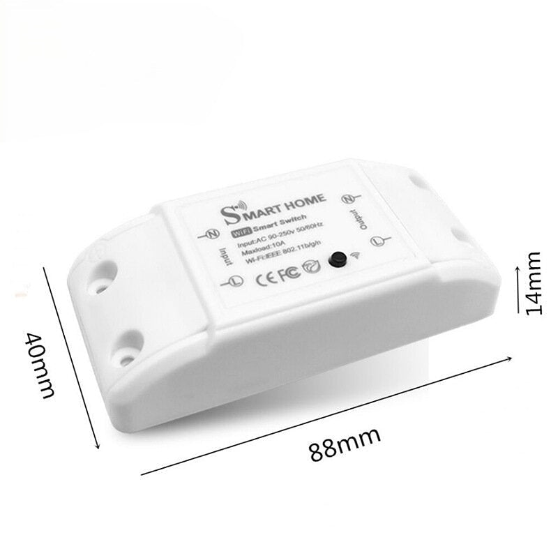 Smart Light Switch Tuya WiFi Universal Breakers Timer Remote Control Works with Alexa Google Home