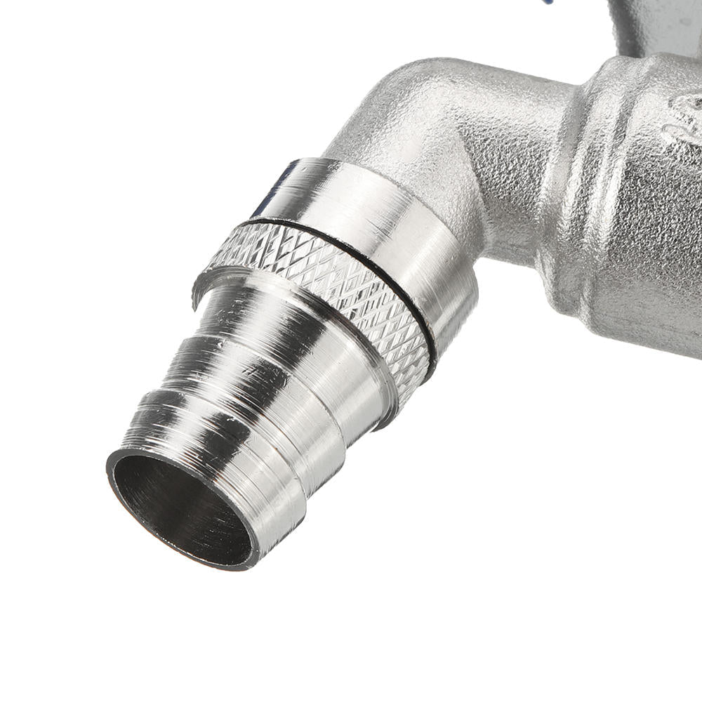 2'' Brass Tank Drain Adapter to 3/4'' Garden Tap Hose Barb Coupler Coarse Thread Outlet Connector Valve Fitting Parts for Home
