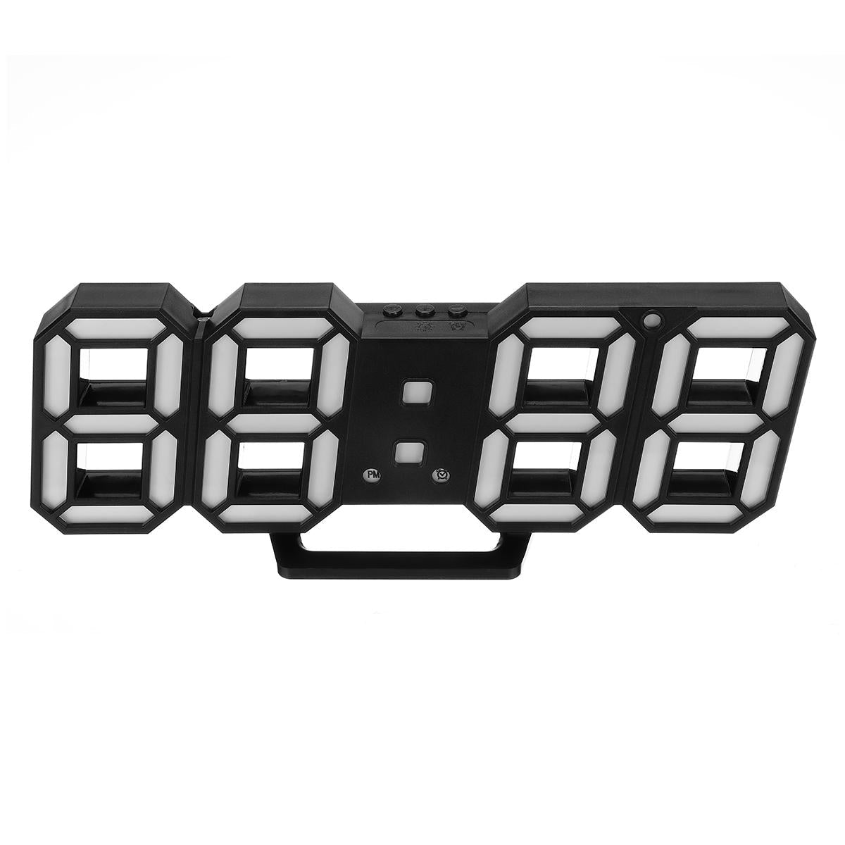 Large Modern Design Digital Led Wall Clock Watches 24 Or 12-Hour Display