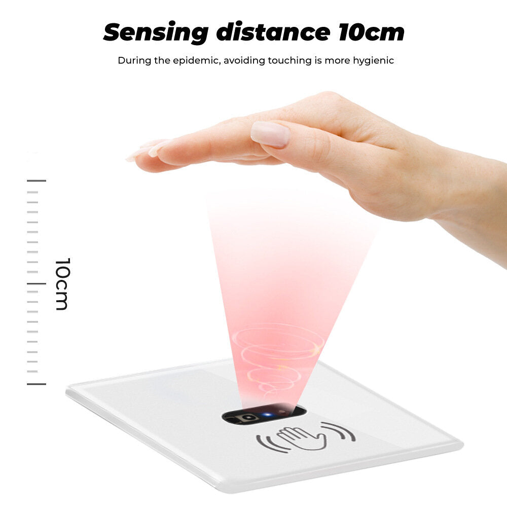 Wall Infrared Sensor Switch Infrared Sensor No Need to Touch Glass Panel Light Switch