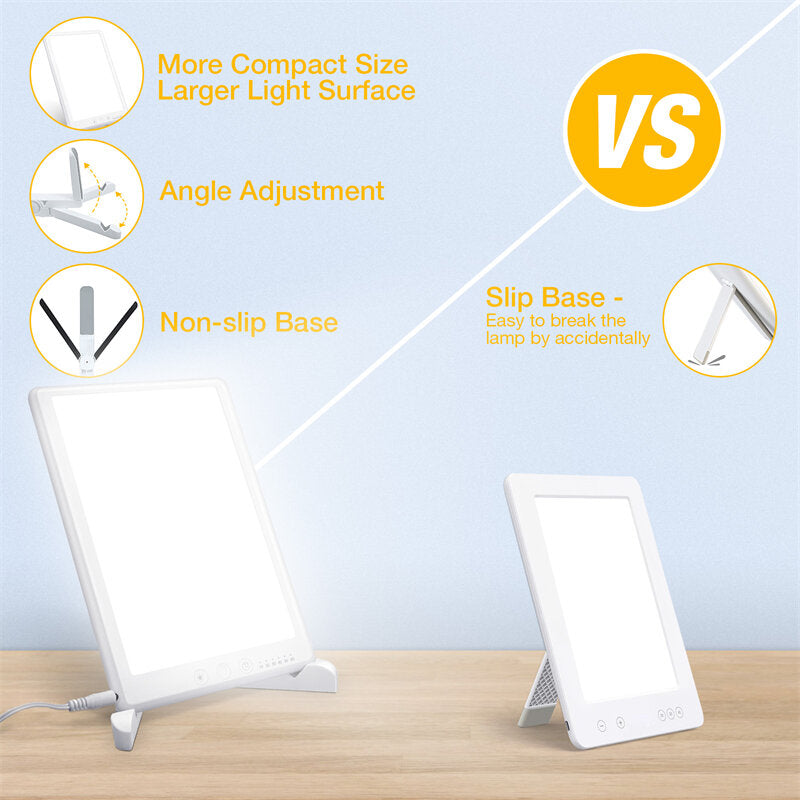 Therapy Lamp Timer Brightness Adjustment Memory Function Rotatable Home Office