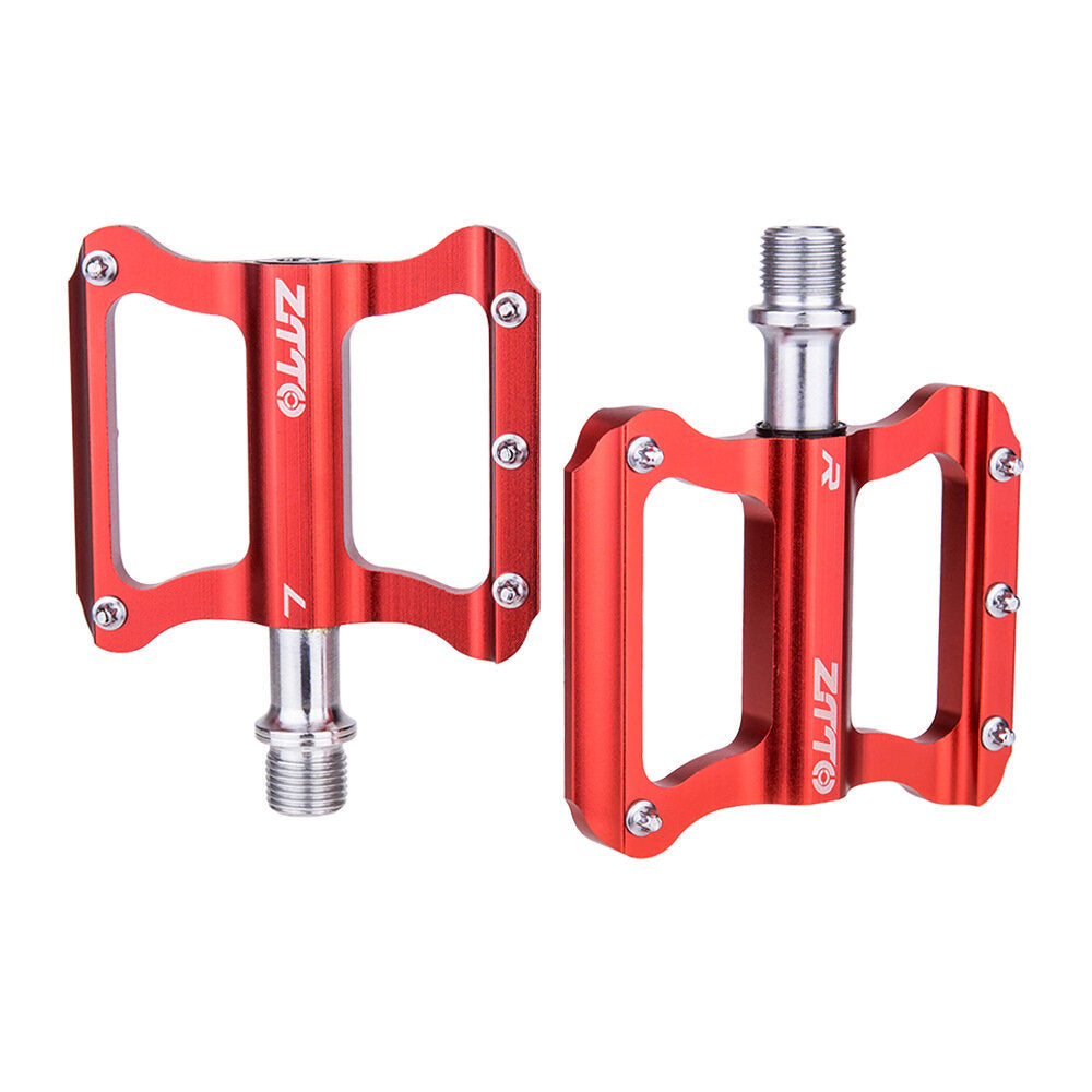 Aluminum Alloy Colorful Ultra-lightweight Anti-slip Durable 1 Pair Bicycle Pedals Mountain Bike Pedals Bike Accessories