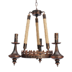 3 Heads Iron Chandelier Living Room Dining Room Ceiling Light Pendant Light AC110-220V