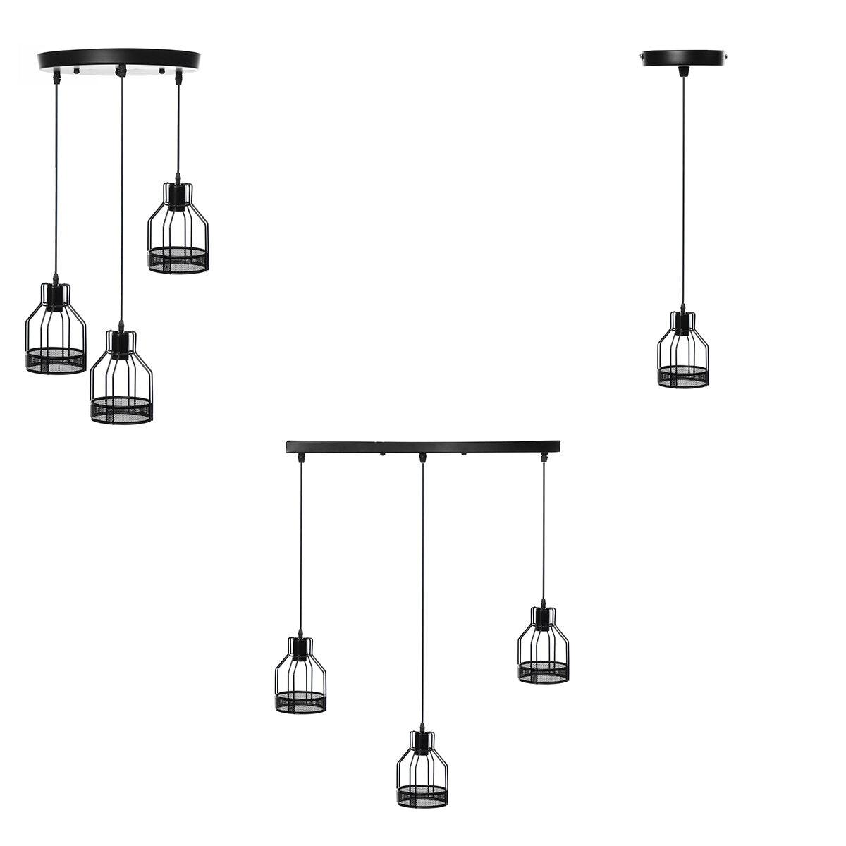 85-240V Modern Pendant Light Ceiling Lamp Hallway Bedroom Home Bar Fixture Decor Without Bulb
