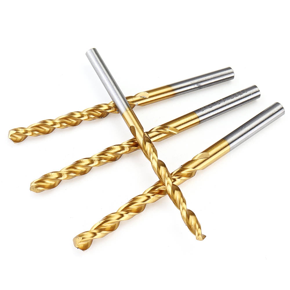13Pcs Titanium Coated M42 Twist Drill Bit 8% High Cobalt HSS Drill Bit Set Industrial Grade 1.5-6.5mm for Stainless Steel Metal Wood