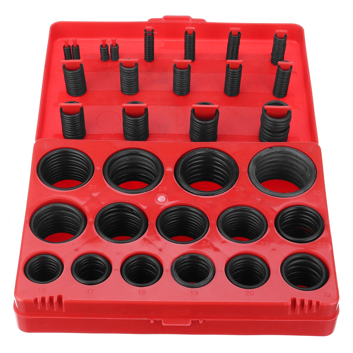 362Pcs Nitrile NBR O-rings Washer Kit Seal Gasket Assortment Set Box Ring