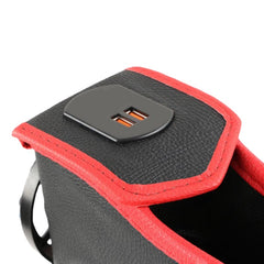 Car Seat Gap Storage Box Multifunctional Left/ Right USB Charging Leather