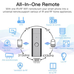 Smart Infrared WiFi Remote Controller Wireless USB IR+RF Controller for TV Fan Smart Home with Alexa Google