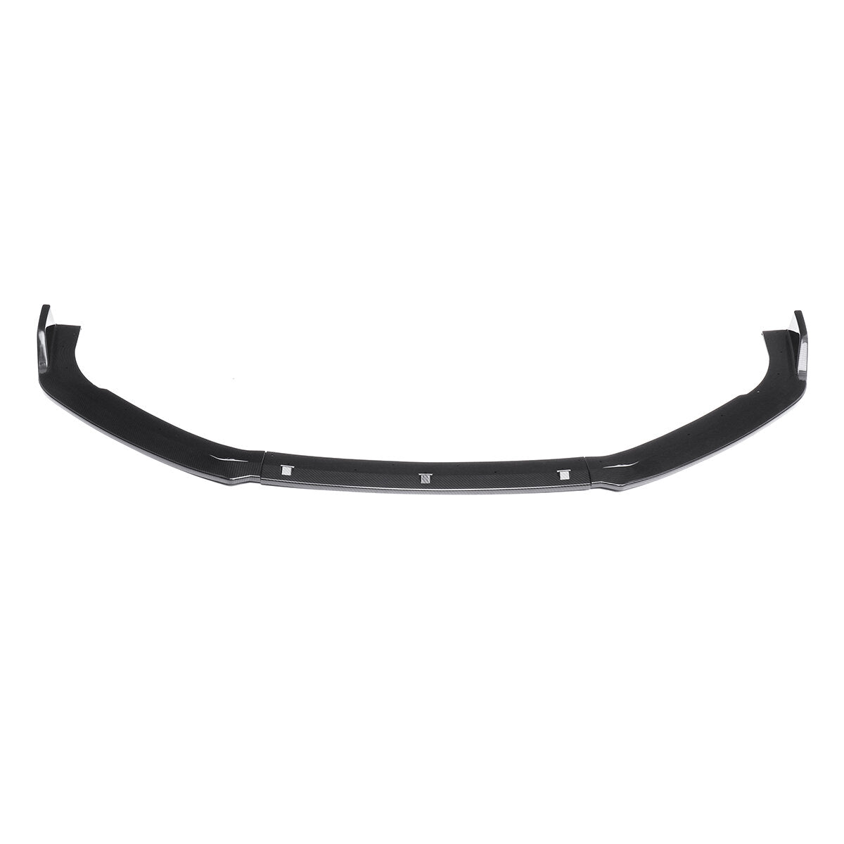 3 Pcs Designed Front Bumper Lip Carbon Fiber Look Chin Splitter