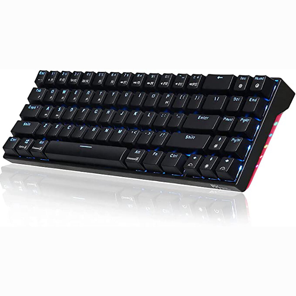 Mechanical Keyboard 71 Keys 70% Compact Bluetooth Keyboard Tenkeyless USB Wired/Wireless Portable Gaming/Office For Mac/Win