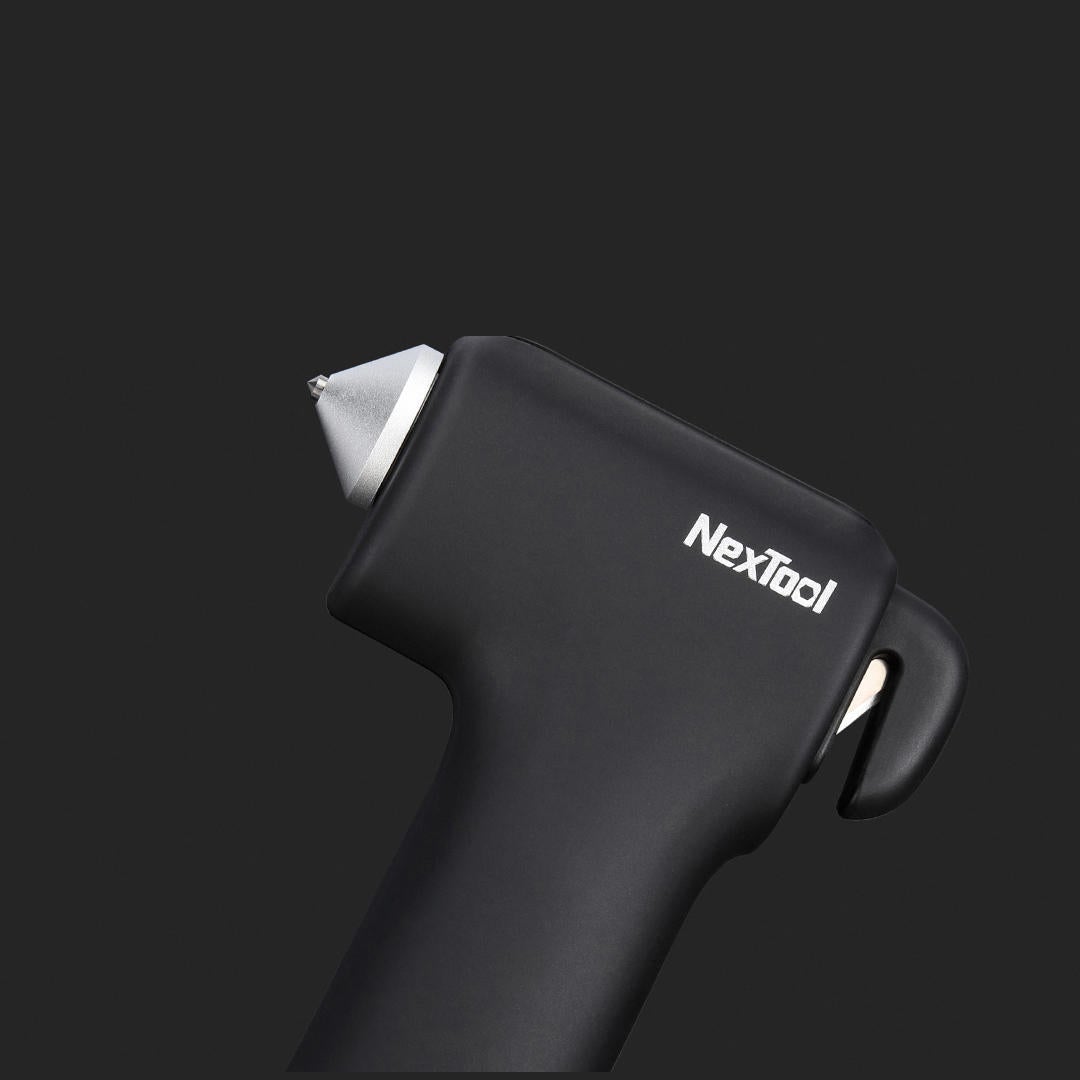 Multifunction Life-saving Hammers Window Breaker EDC Safety Belt Rope Cutter USB Survival Hammer Emergency Light Mobile Power Bank