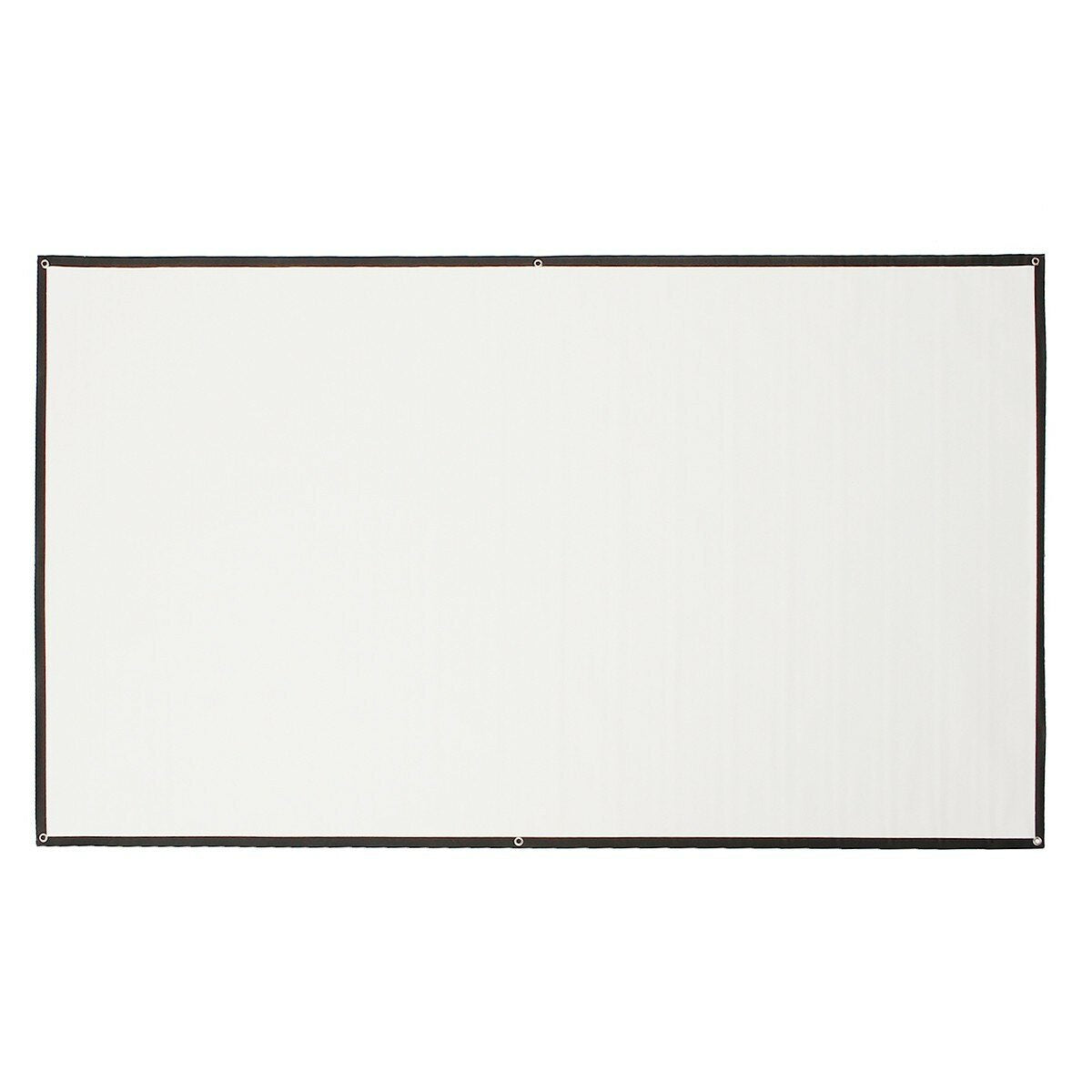 100 Inch 16:9 White Portable Fold Fabric Projection Screen for Home HD Projector