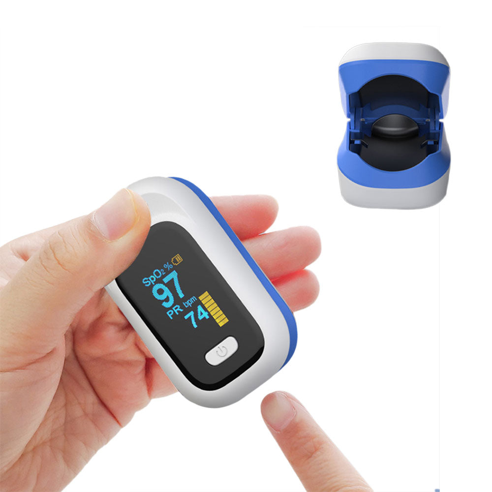Mini OLED Finger-Clamp Pulse Oximeter Home Heathy Blood Oxygen Saturation Monitor