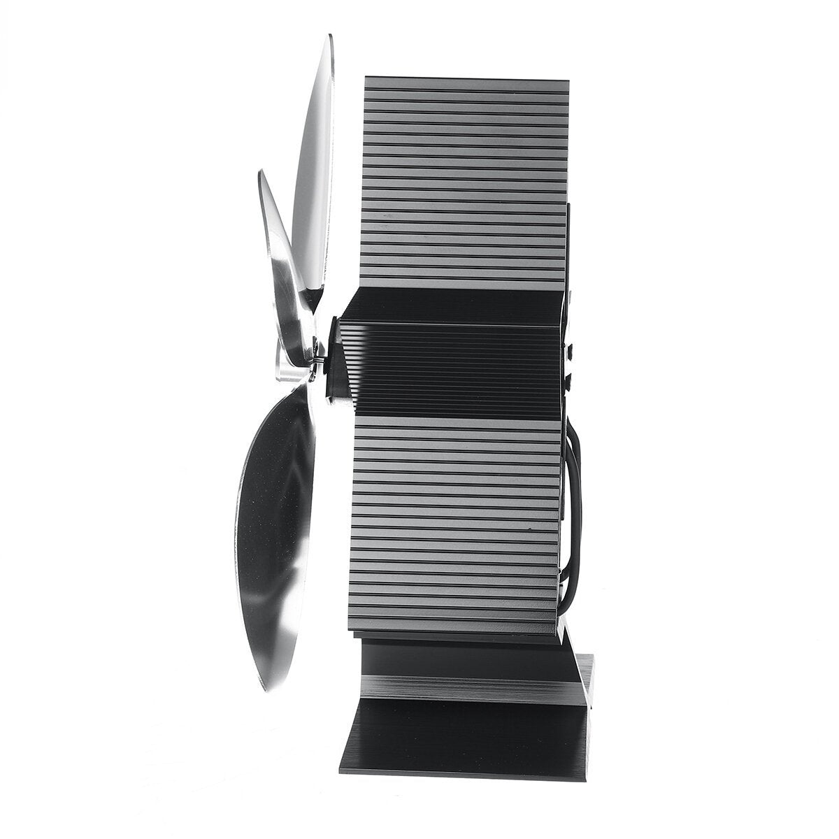 5 Blades Heat Powered Wood Stove Fan Eco Friendly Wood Log Burner Fireplace Fan