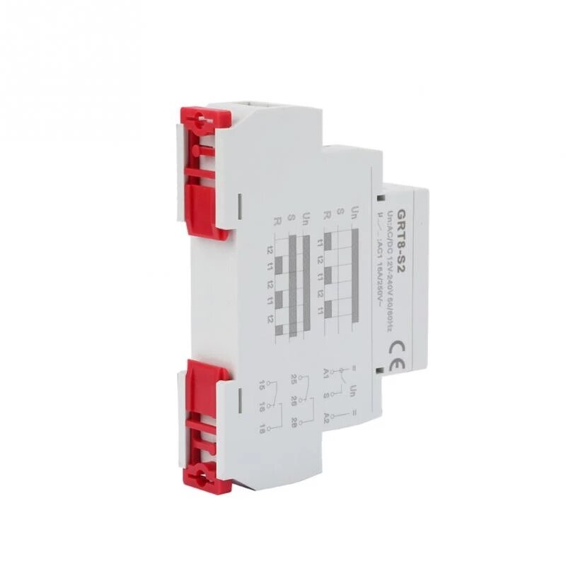 Mini Timer Relay Asymmetric Cycle Timer ON/OFF Repeat Cycle Time Relay,230V AC/DC 12-240V