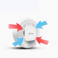 Smart Smoke Leak Sensor Detector App Control / Voice Control With Alexa Google Assistant For Smart Home Alarm System