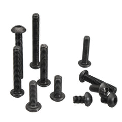 50Pcs Metric M3 304 Stainless Steel A2 Button Head Hex Socket Cap Screw Allen Bolt 10.9 Grade