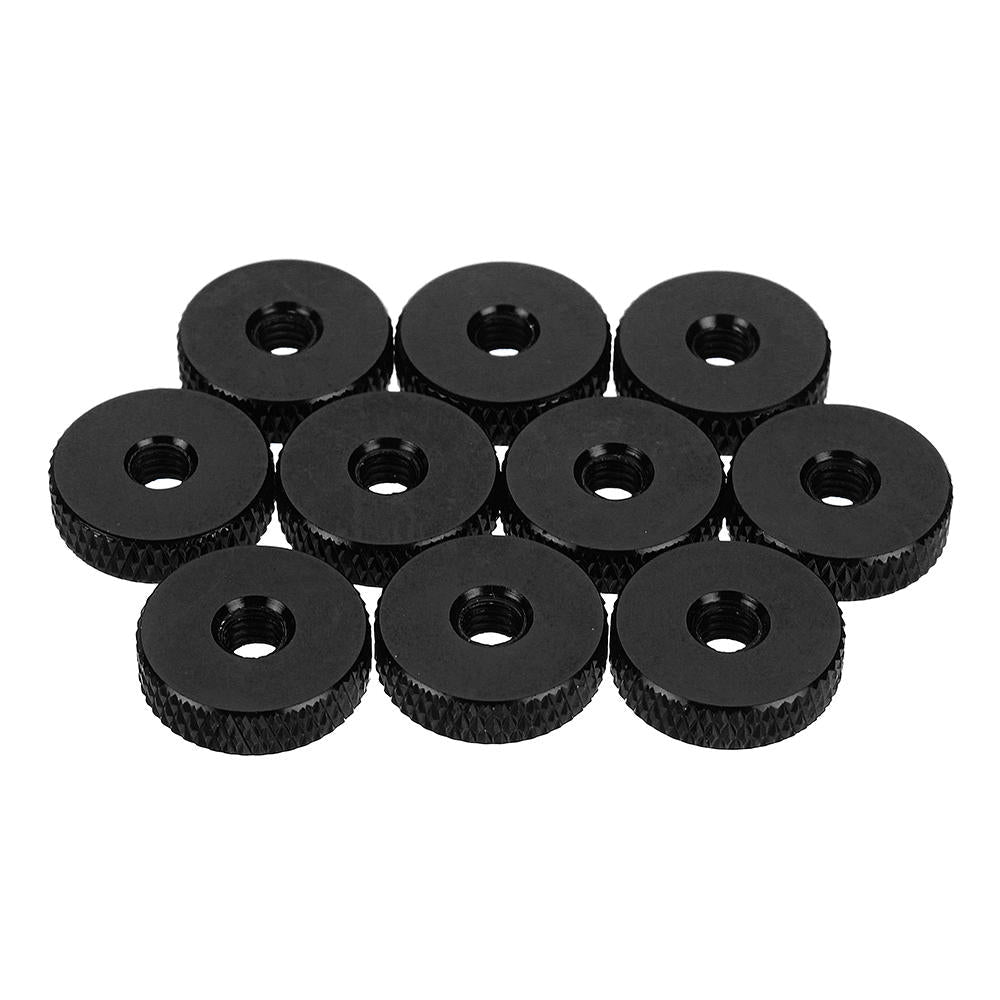 M4AN3 10Pcs M4 Manual Knurled Thumb Screw Nut Spacer Flat Washer Aluminum Alloy Multicolor