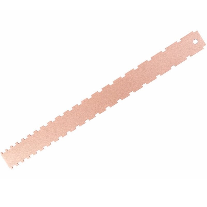 Guitar Neck Straight Edge Fretboard Frets Neck Notched Ruler Fret Fingerboard Straight Edge Ruler Measuring
