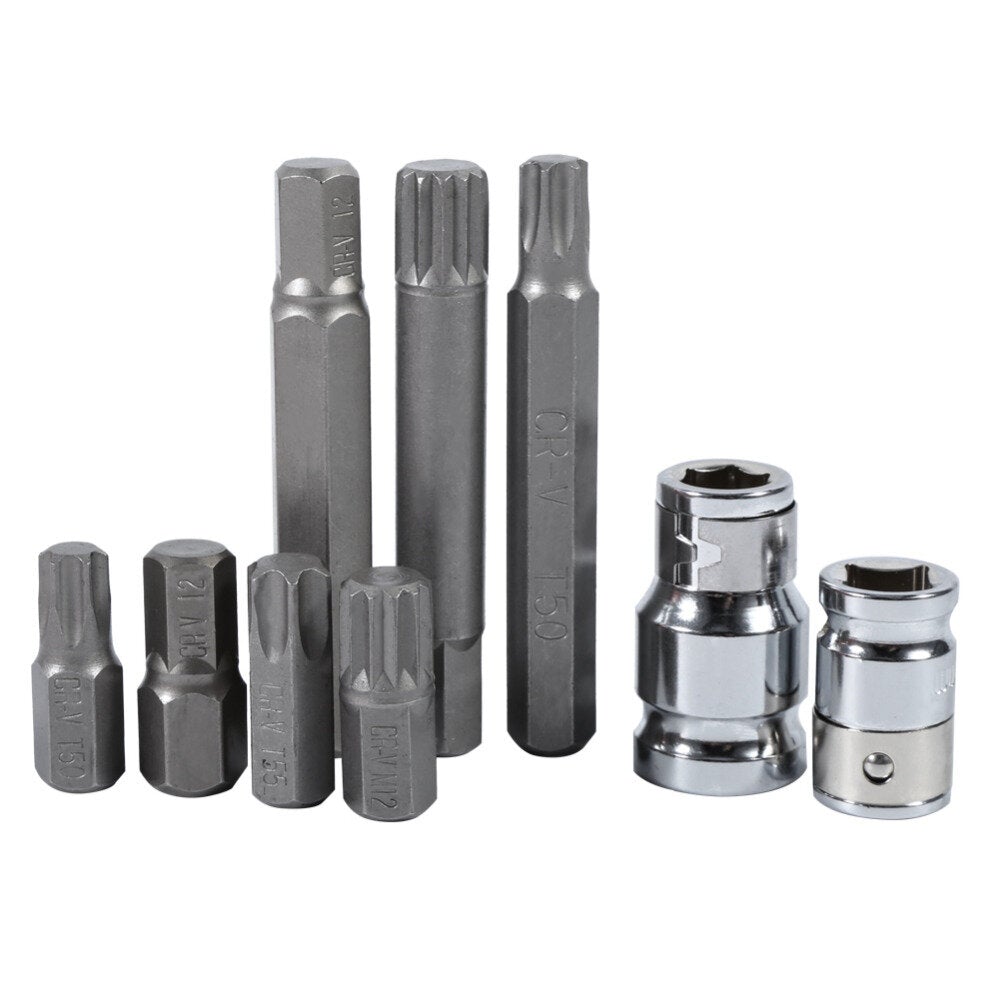 41pcs Hex Star Torx Socket Bit Set Multi-function Electric Screwdrivers Holder Socket Ratchet Adapter Repair Tools Kit for Repairs