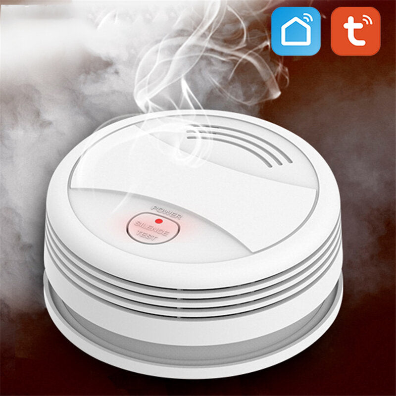 Wifi Smart Smoke Detector APP Remote Control Wireless Alarm Sensor for Security Alarm System